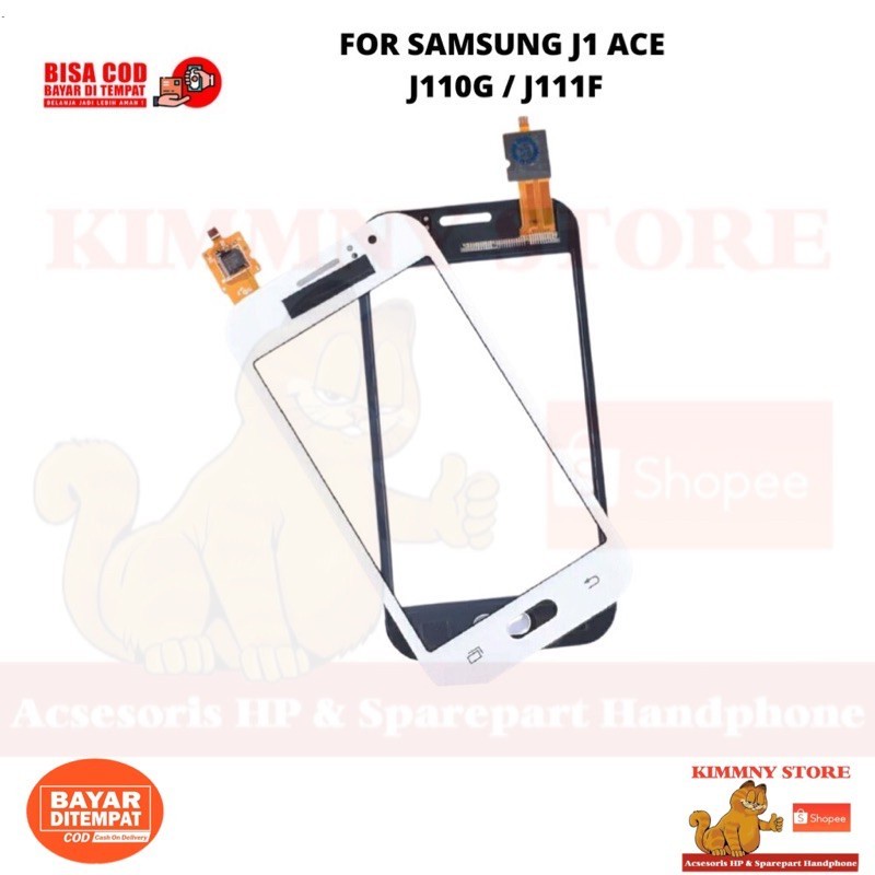 TOUCHSCREEN TC TS LAYAR SENTUH SAMSUNG GALAXY J1 ACE J110 ORIGINAL - touchscren  j1 ace