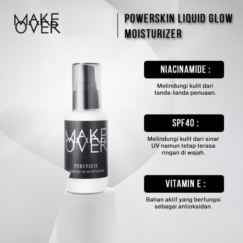 ★ BB ★ MAKE OVER Powerskin Liquid Glow Moisturizer 45 ml - Face Moisturizer