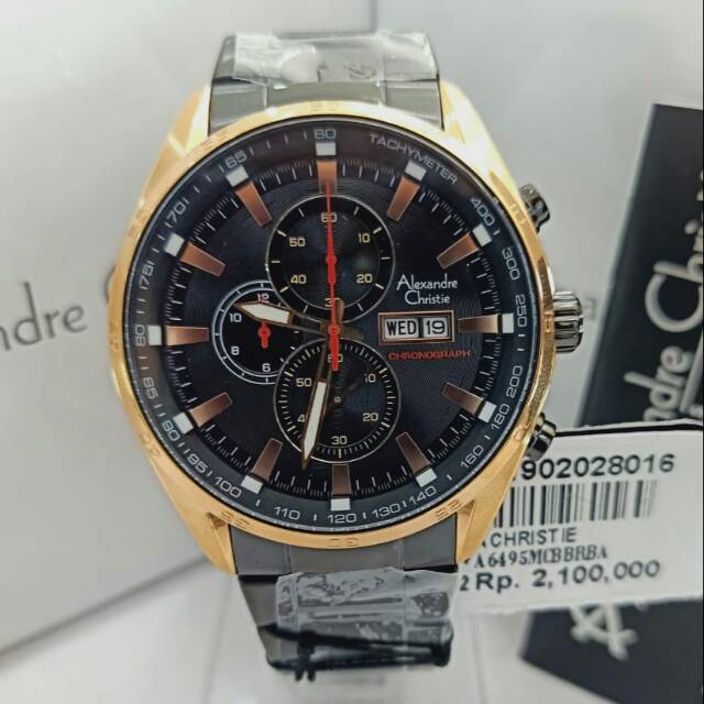 Jam Tangan Alexander Christie AC 6495 Tali Stainless Mesin Baterai Original
