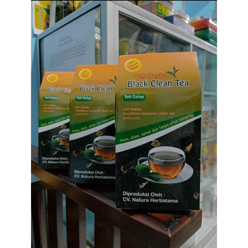 

Teh Herba Black Clean Tea Detok Pencernaan