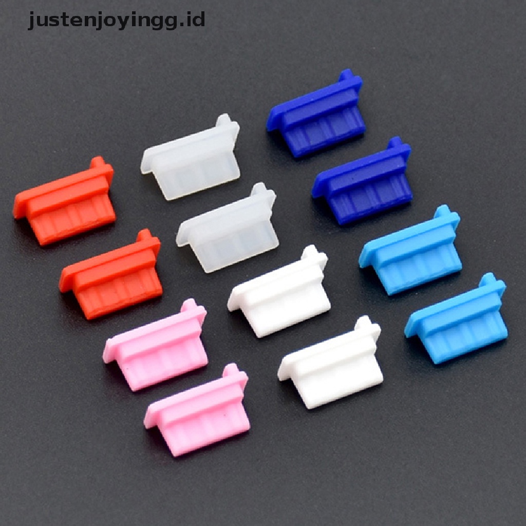 10pcs Plug Jack Female Anti Debu Untuk Port Charger Usb