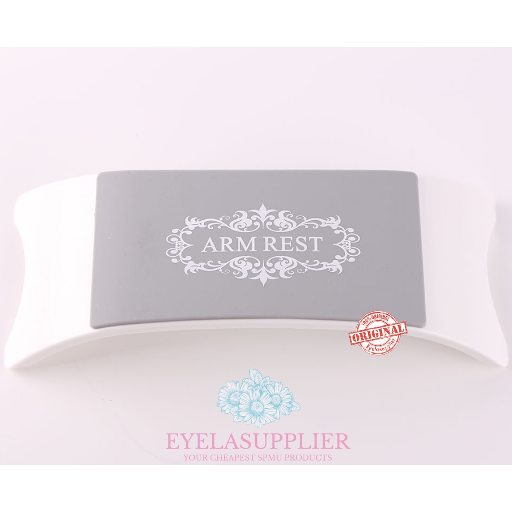 ARM REST Pink Putih Tatakan Tangan Bantalan Nail Art Cushion Pad Guling Kuku Aksesoris Kuku Nailart
