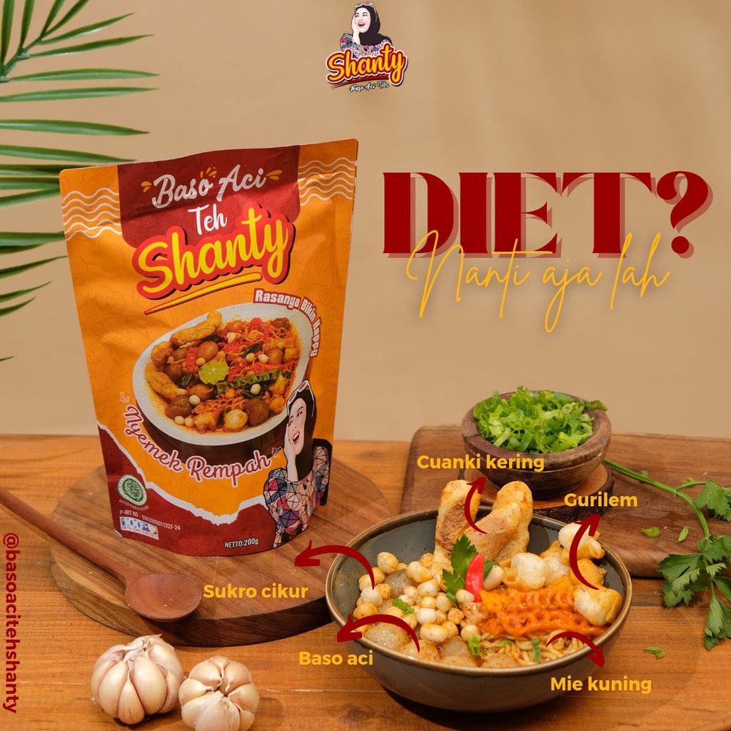 

Mie Nyemek Rempah Baso Aci Teh Shanty Denny Cagur Khas Garut
