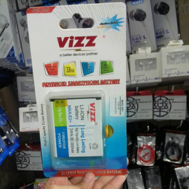 Baterai VIZZ Andromax E2+/ Baterai Double Power Andromax E2+