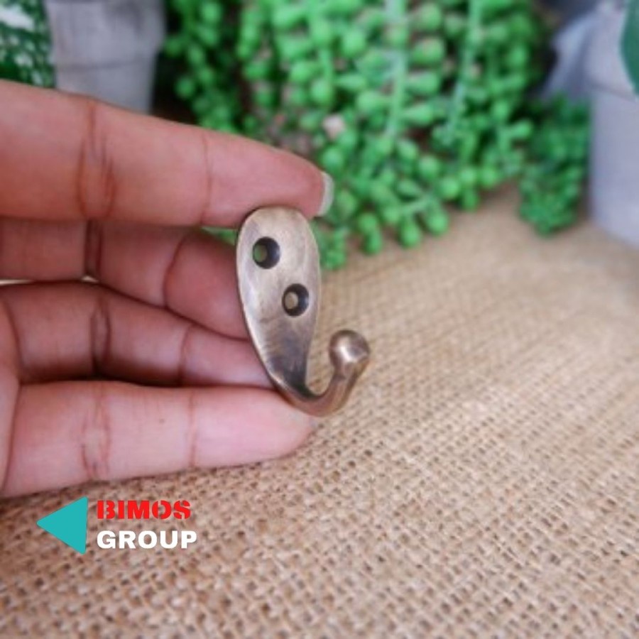 TERMURAH KAPSTOK KUNINGAN KAPSTOK GANTUNGAN BAJU GANTUNGAN KUNCI GANTUNGAN HANDUK KUNINGAN 5CM