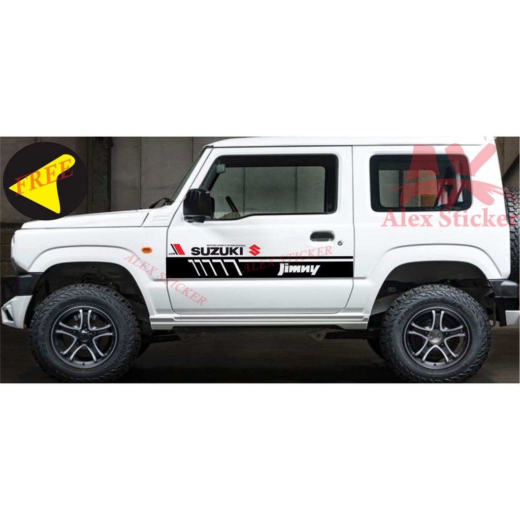 Jual STIKER STICKER MOBIL JIMNY STIKER MOBIL SUZUKI JIMNY KATANA JEEP