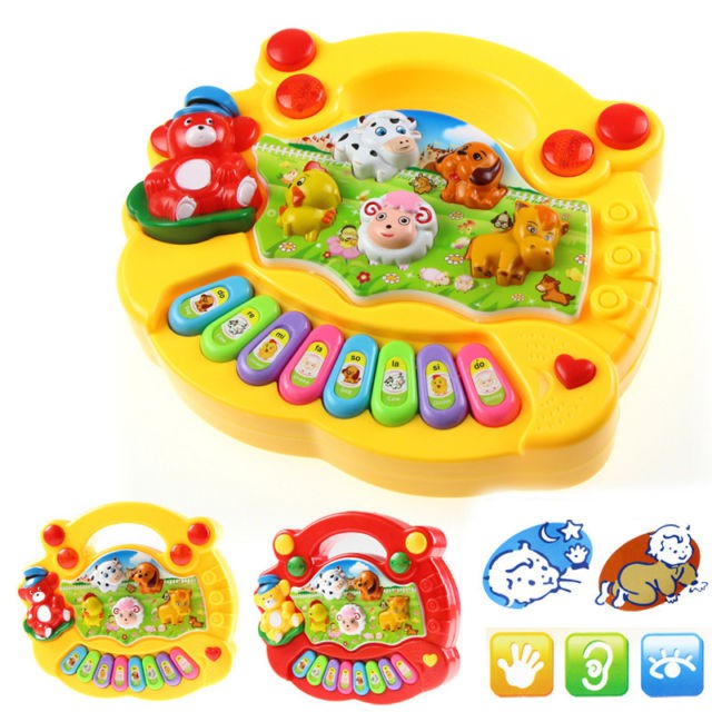 Mainan Piano Anak Musik Animal Mainan Bayi - Warna Random-3