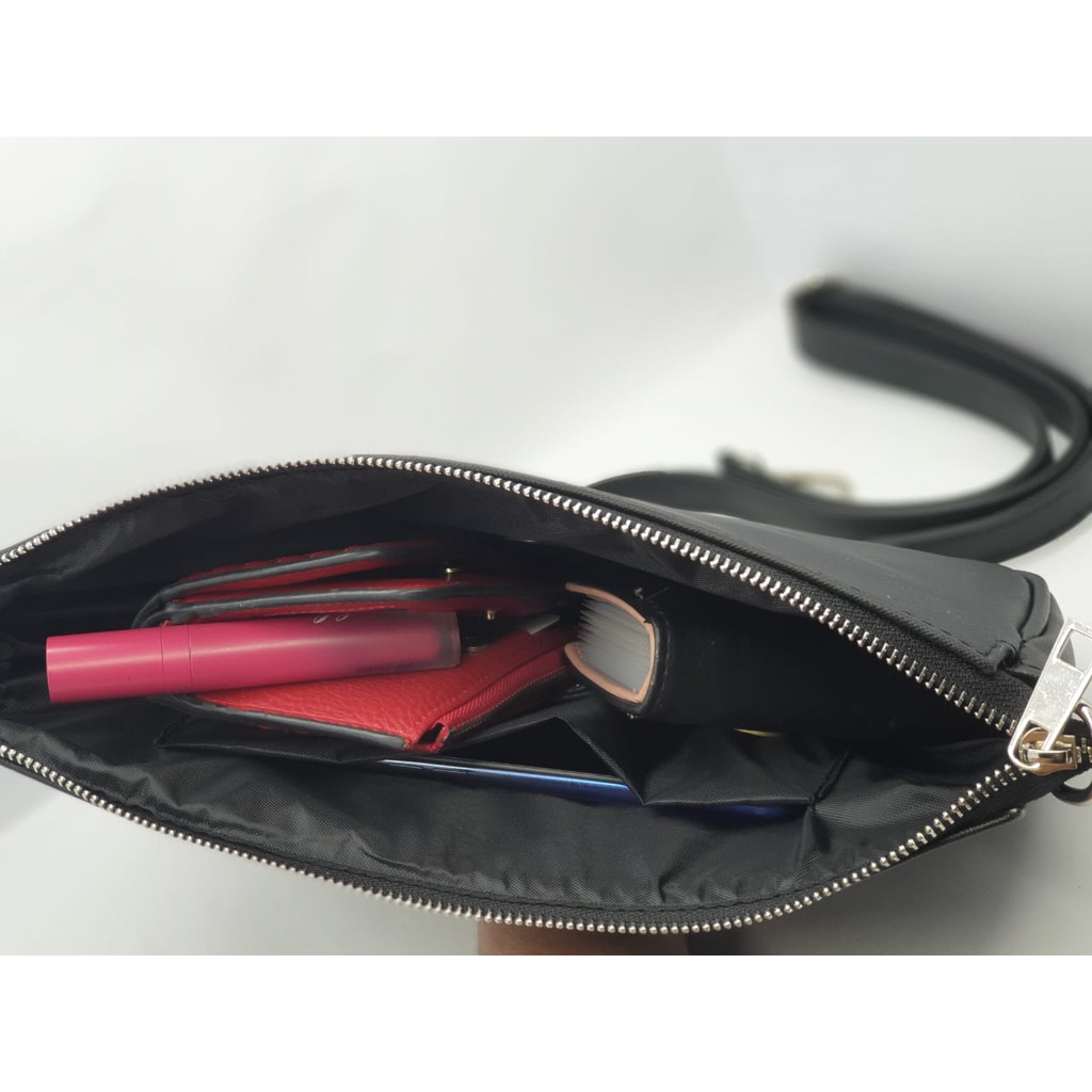 (COD)TAS SHOULDER BAG BOTEGA WANITA LK055/TAS WANITA/TAS MULTI FUNGSI/MODY BAG BLACK