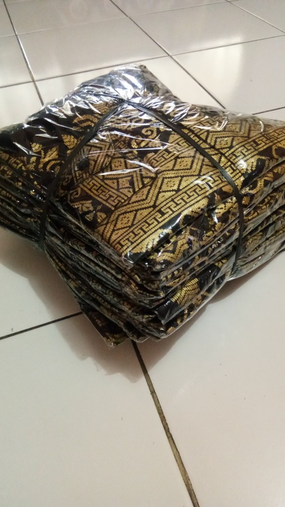 Kemeja Batik Pria Lengan Panjang Size M L Xl Xxl  Bswart Batik Hrb026 Kenongo Hem Panjang Padi