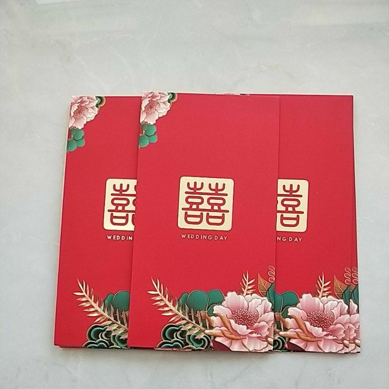 

Angpao Shuangxi Wedding Premium Tebal 12 x 22 cm W12