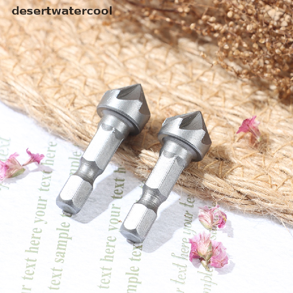 Deid Mata Bor Countersink 6 Flute Gagang hexagon Untuk Pengerjaan Kayu