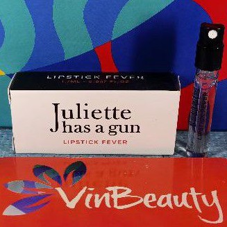 Vial Parfum OriginaL Juliette has a gun Lipstick Fever EDP 1.7 ml For Women Murah