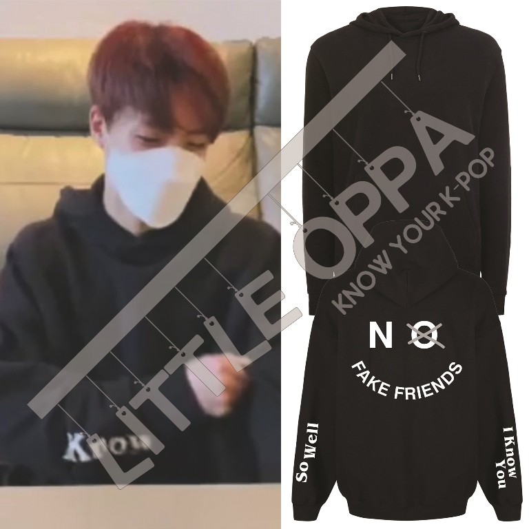 JACKET HOODIE KPOP IDOL FASHION JENO NO FAKE FRIENDS HOODIE