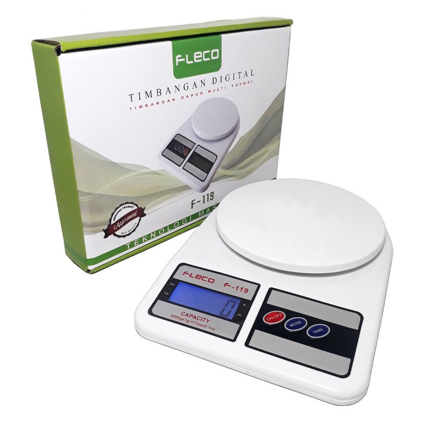 Fleco 119 Timbangan Digital Dapur 5 Kg / Timbangan Kue Tepung