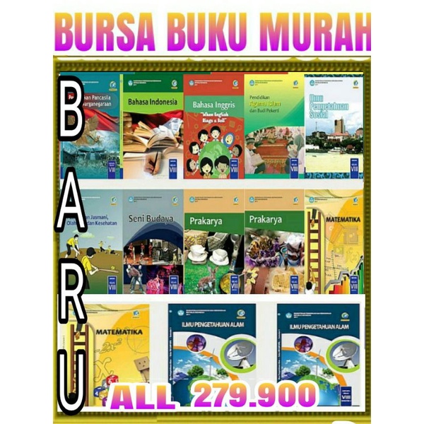 

Paket Lengkap Buku Kelas 2 / VIII 8 Smp K13 Edisi Revisi Kemendikbud