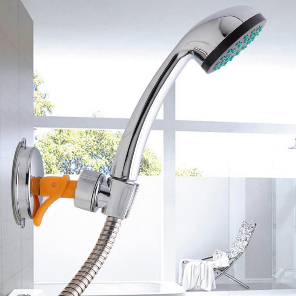 BATHE PROJECT Suction Clamp Holder Shower Mandi - JJ14711 - Silver