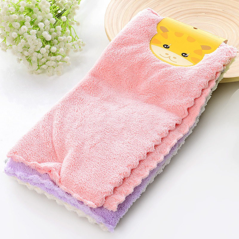 Lap Cuci Piring Kain Lap Piring Anti Minyak Bahan Microfiber/Kain Lap Anti Minyak