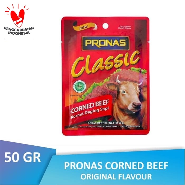 

Gg0Hh Pack Pronas Corned Beef Original 50 Gr| Kornet Daging Sapi Pronas Ds0kk