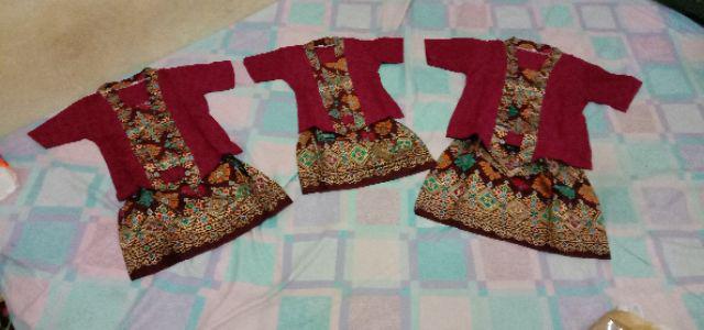 Kebaya Kutubaru Batik Anak