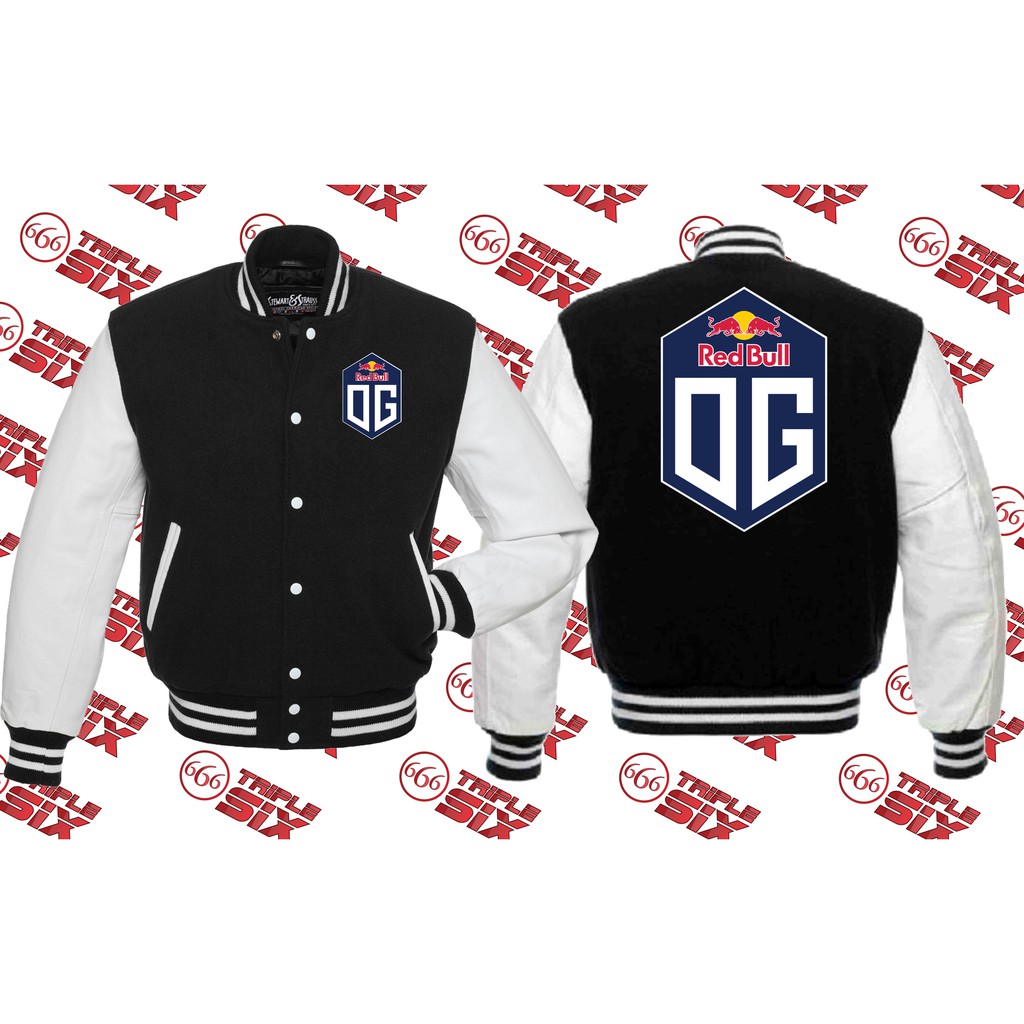 Jaket Varsity Esports Team Redbull OG Gaming - PUBG Fortnite DotA2