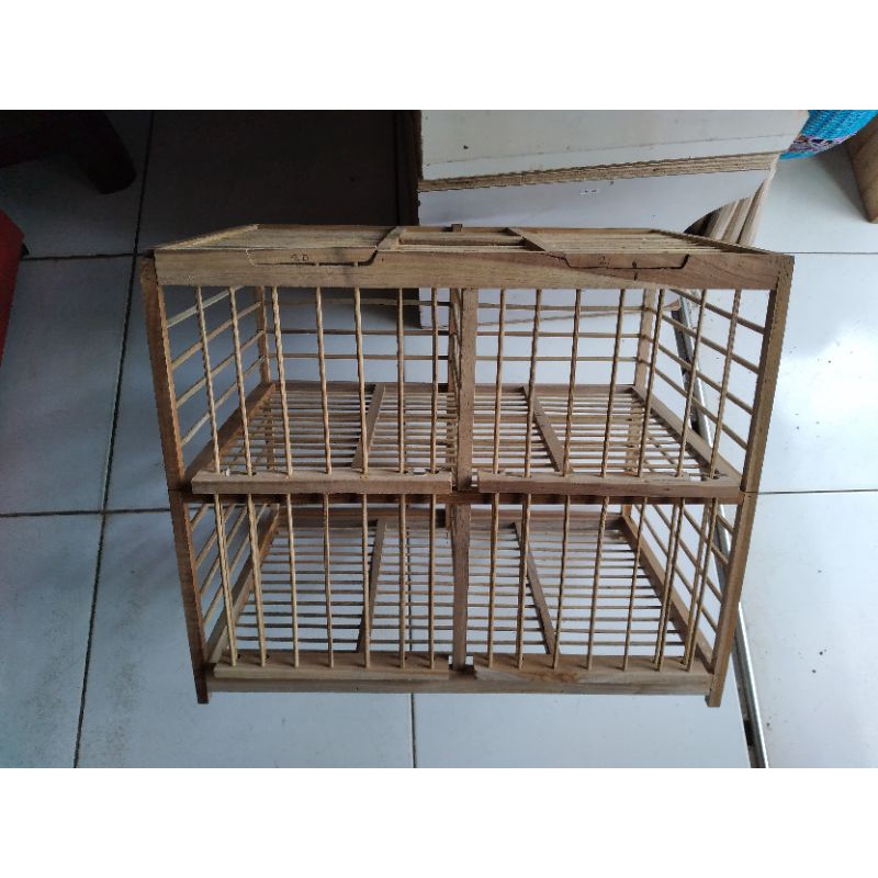 Kandang Dongdang Burung Dara / lepas burung merpati dara kolongan pintu 2, 4, 6, 8