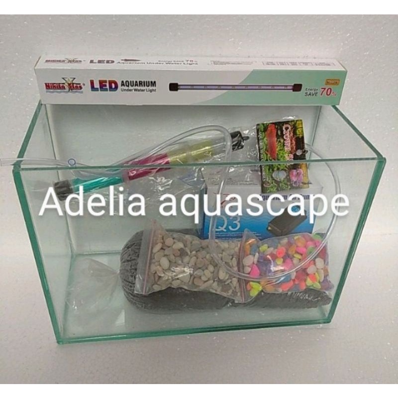 aquarium 30x15x20 paket