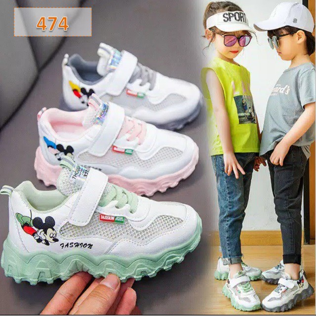 Sepatu Sneakers Anak Mouse Fashion Korea Cewek Cowok - 474