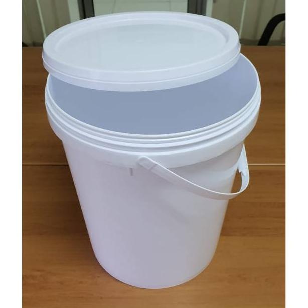 (Baru) Ember Plastik 20 Liter / Pail 20 Liter (25Kg) Untuk Cat / Makanan / Packaging