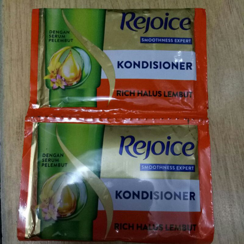 rejoice kondisioner rich sachet 1set isi 6 x 9ml