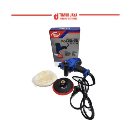 JLD Mesin Poles Mobil Car Polisher 5 Inch Variable Speed