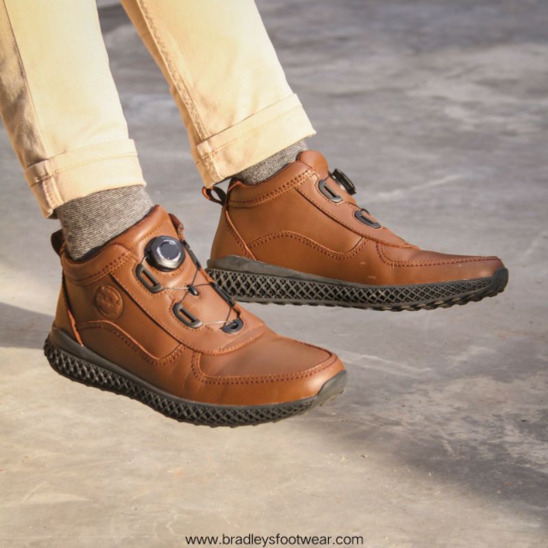 BRADLEYS HERO LIMITED EDITION - Sepatu Kulit Pria Sneakers Casual Kerja Formal Bikers Lacing System