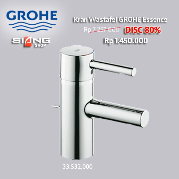 GROHE Kran Wastafel mixer tipe Essence