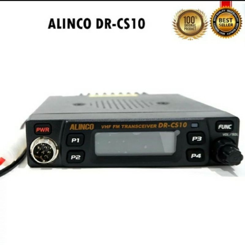 Radio Rig alinco DRcs10 vhf 60watt original garansi 1 th made in japan