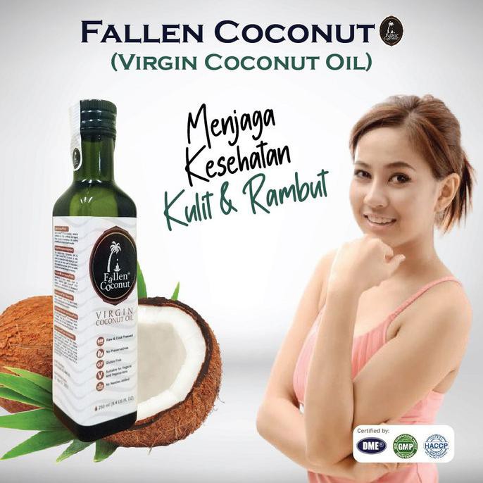 

Vco Virgin Coconut Oil - Fallen Coconut (Natural Vco) 250Ml