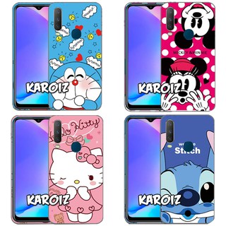 3D Case Vivo Y12 Y15 Y17 Softcase Karakter Hello Kitty Doraemon Stitch