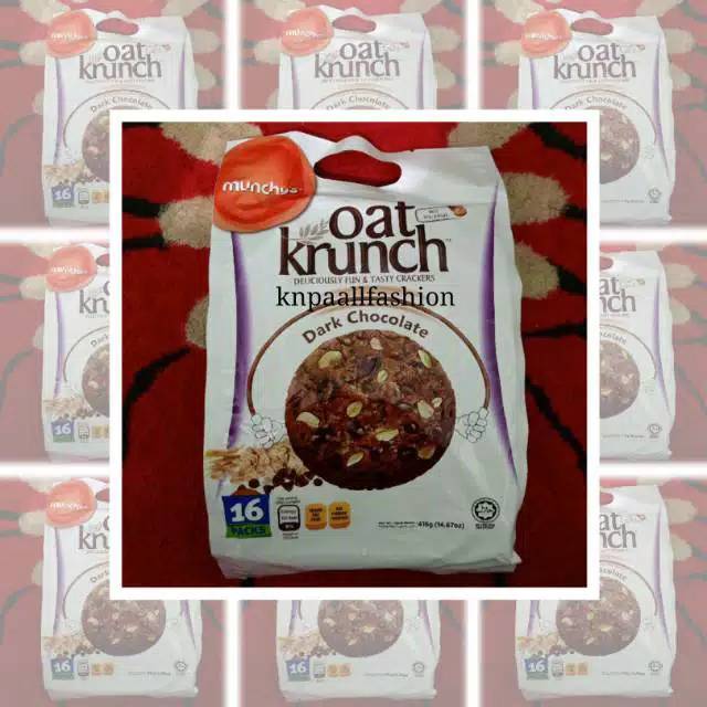

Munchy's Oat Krunch Dark Chocolate Biscuit 416g