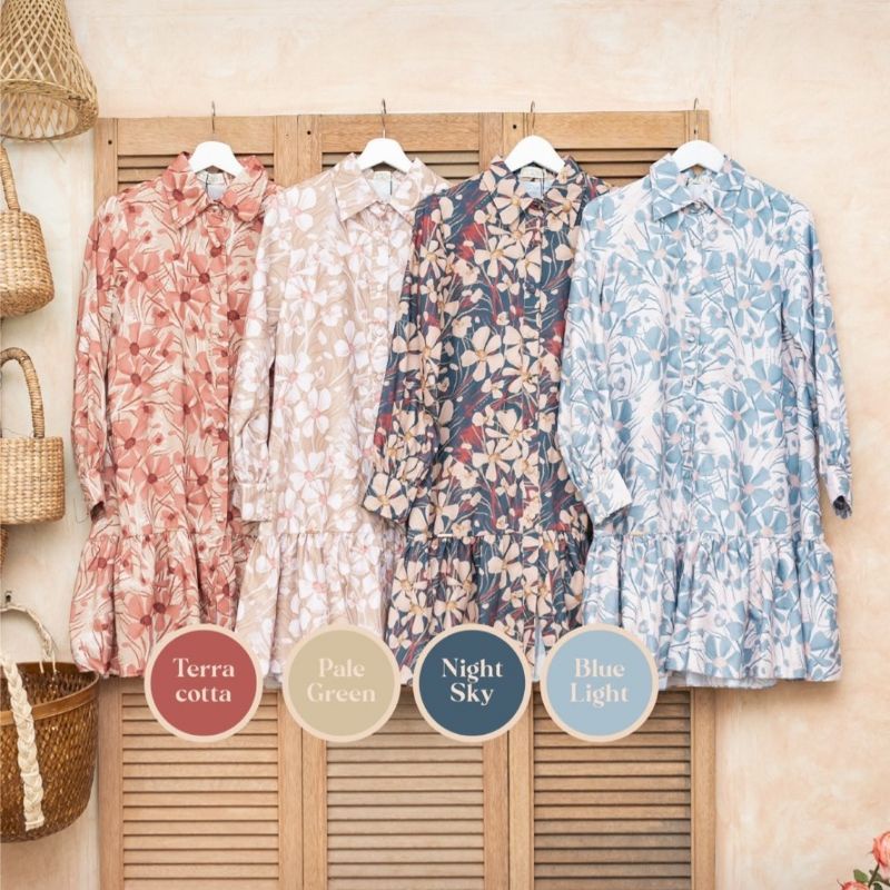 Daisy Tunic Tunik by Wearing Klamby WK Garden Series