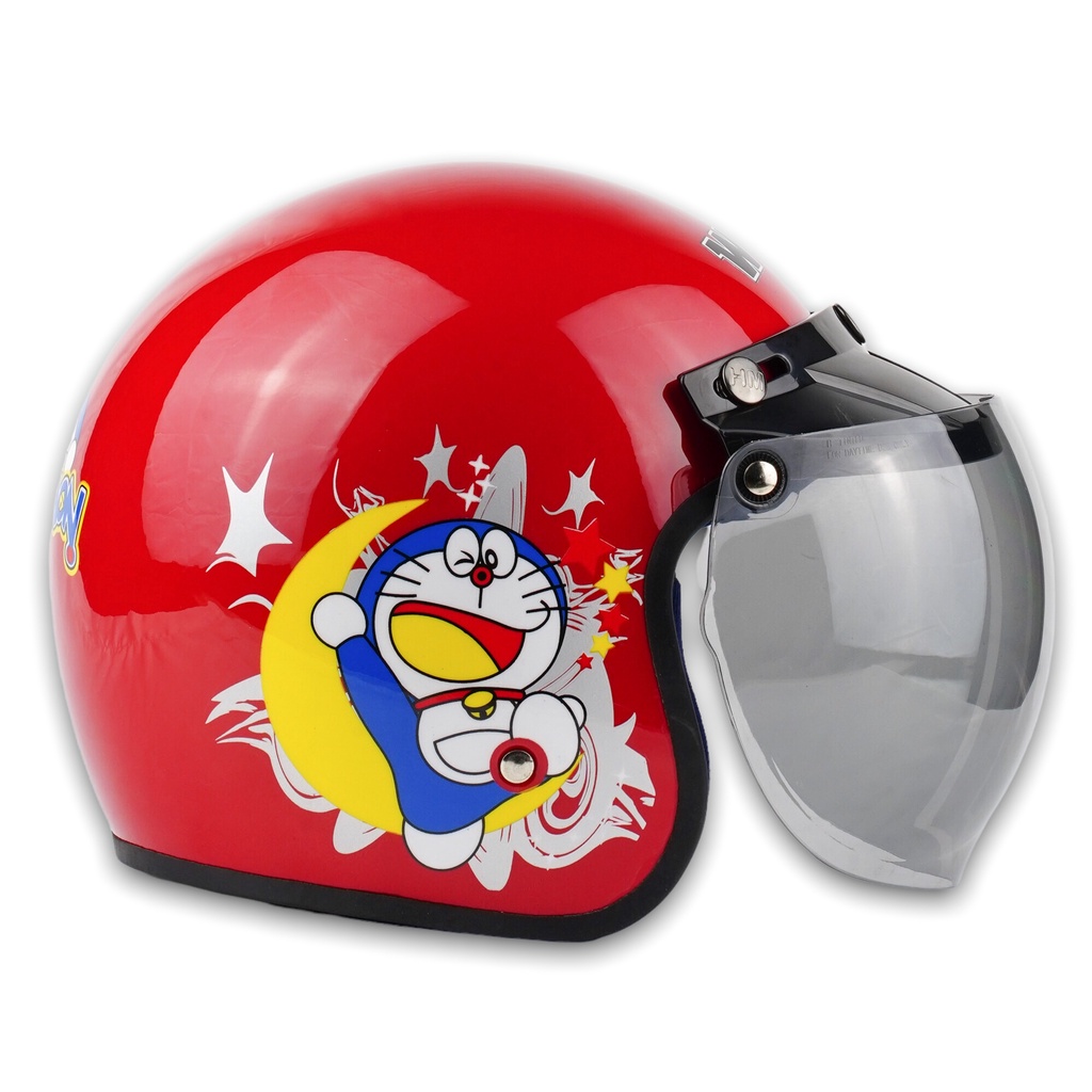 Helm Anak WTO Semi Retro - Doraemon