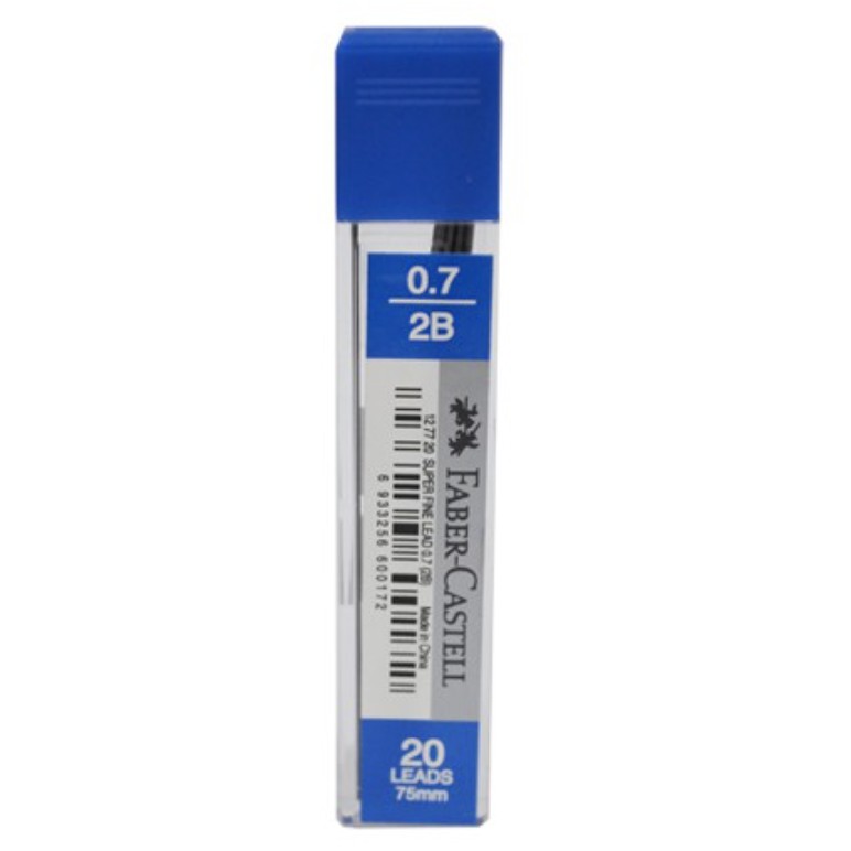 

ISI PENSIL FABER CASTELL 0,7mm 2B PENCIL LEAD MECHANICAL PENSIL CETEK MEKANIK LUSIN ECER GROSIR