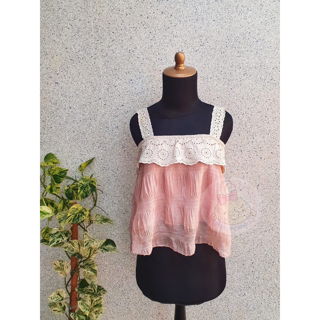 Like NEW Tanktop Sifon Pink - Baju wanita / atasan wanita / top wanita / tanktop wanita / tanktop si