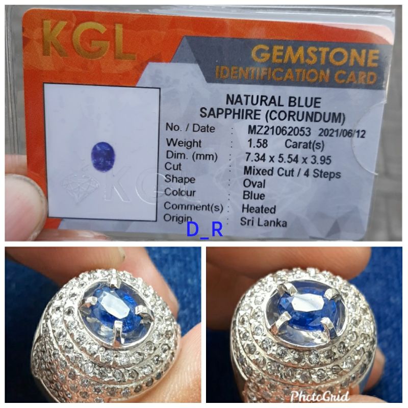 NATURAL BLUE SAFIR SRILANKA
