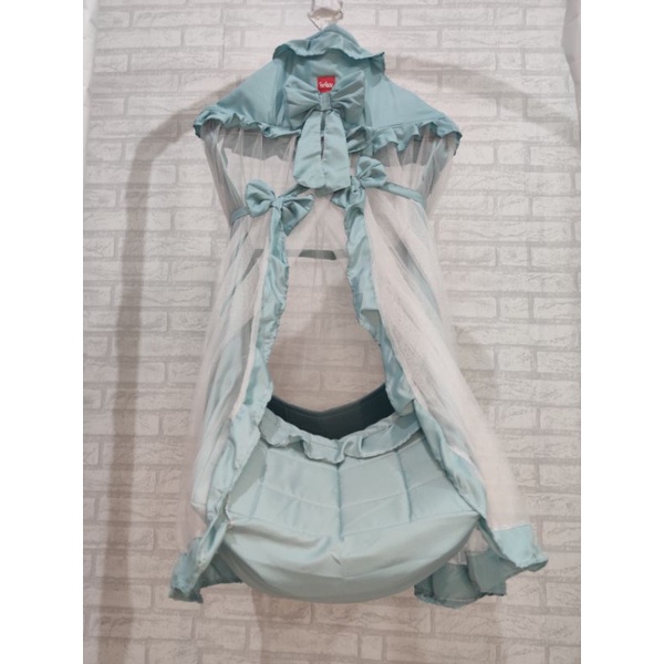 Ayunan Bayi Karakter 3in1 Kelambu Pita-Earth series hijau