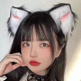 JL-03 JEPITAN TELINGA WOLF fox dog ear hairpin hairclip jepit kuping serigala anjing rubah jepitan rambut cosplay