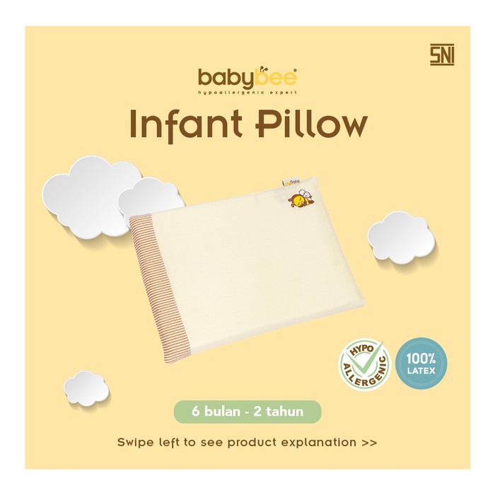 Babybee Infant Support Pillow Bantal Bayi - BB-ISP