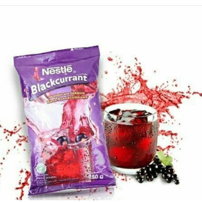 Nestea Nestle Blackcurrant kemasan 750gr Black Currant bubuk minuman