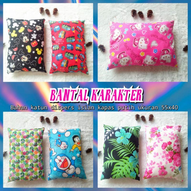 Bantal Tidur karakter Squisy Murah 50 x 40 cm Bantal Karakter Bantal Squisy bantal murah