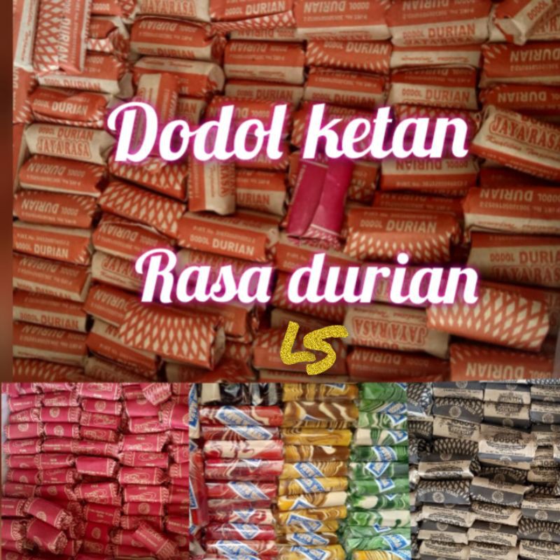 

dodol ketan rasa durian 500gram