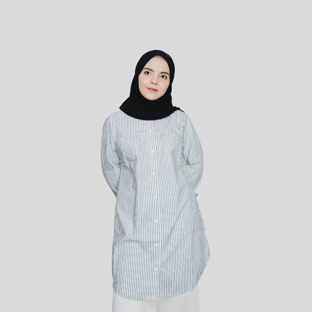 Kemeja Tunik Salur Wanita