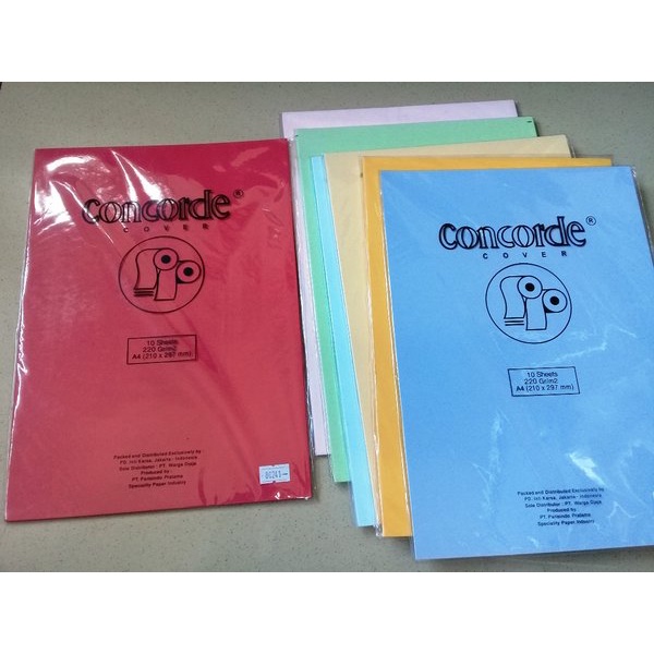 

Kertas Concorde A4 90 gr all colour