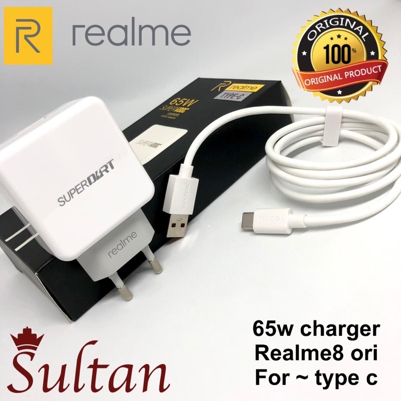 TRAVEL CHARGER REALME 65w REALME 8 FOR MICRO DAN TYPE C PROMO SEN